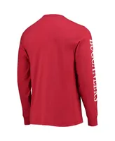 Men's Red Tampa Bay Buccaneers Franklin Long Sleeve T-shirt