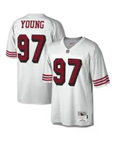 Men's Bryant Young White San Francisco 49ers 1994 Legacy Replica Jersey