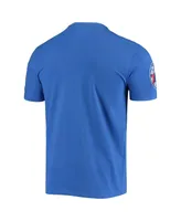 Men's Royal Philadelphia 76Ers Chenille Team T-shirt