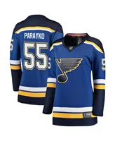 Women's Colton Parayko Blue St. Louis Blues Home Premier Breakaway Player Jersey