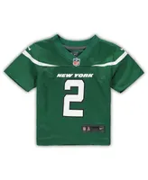 Infant Girls and Boys Zach Wilson Gotham Green New York Jets Game Jersey