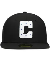 Men's Black Indianapolis Colts Logo Omaha 59FIFTY Fitted Hat