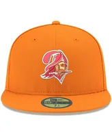 Men's Orange Tampa Bay Buccaneers Omaha Throwback 59FIFTY Fitted Hat