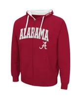 Men's Crimson Alabama Tide Big and Tall Full-Zip Hoodie