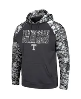 Men's Charcoal Tennessee Volunteers Oht Military-Inspired Appreciation Digital Camo Pullover Hoodie