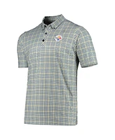 Men's Gray, Black Pittsburgh Steelers Deliver Button-Down Polo Shirt