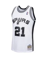 Men's Tim Duncan White San Antonio Spurs 1998-99 Hardwood Classics Swingman Jersey