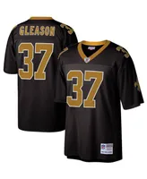 Men's Steve Gleason Black New Orleans Saints Legacy Replica Jersey