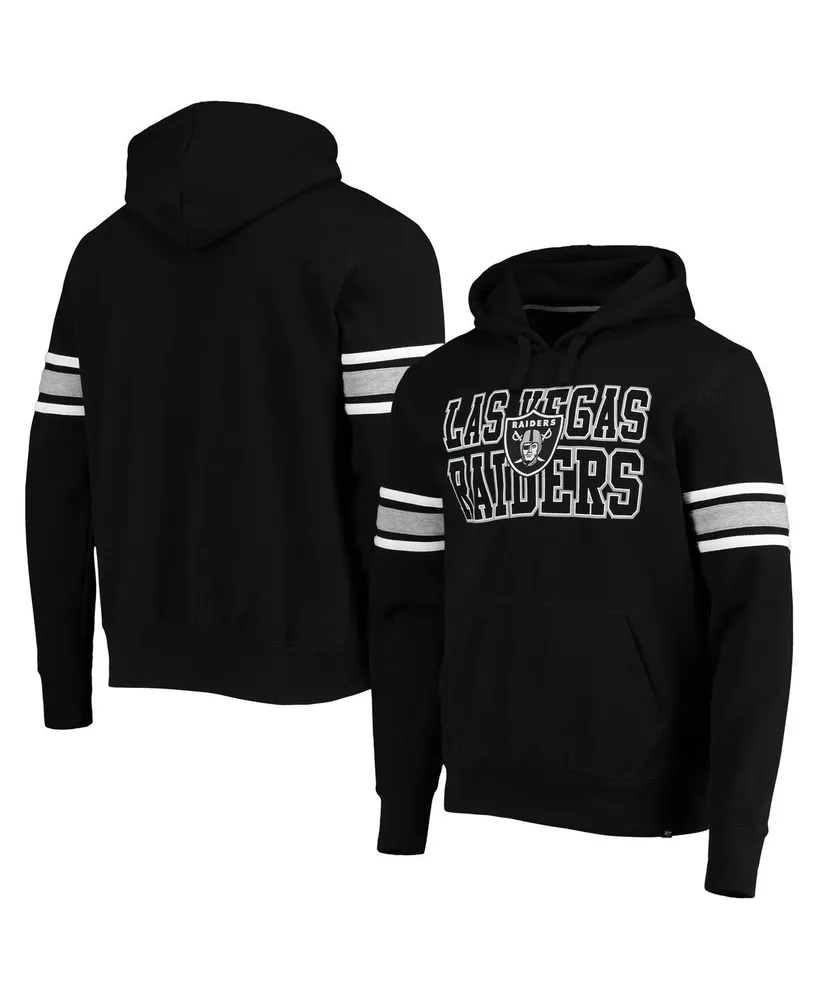 Men's Black Las Vegas Raiders Double Block Pullover Hoodie