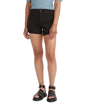 Levi's Women's Mid Rise Mid-Length Stretch Shorts