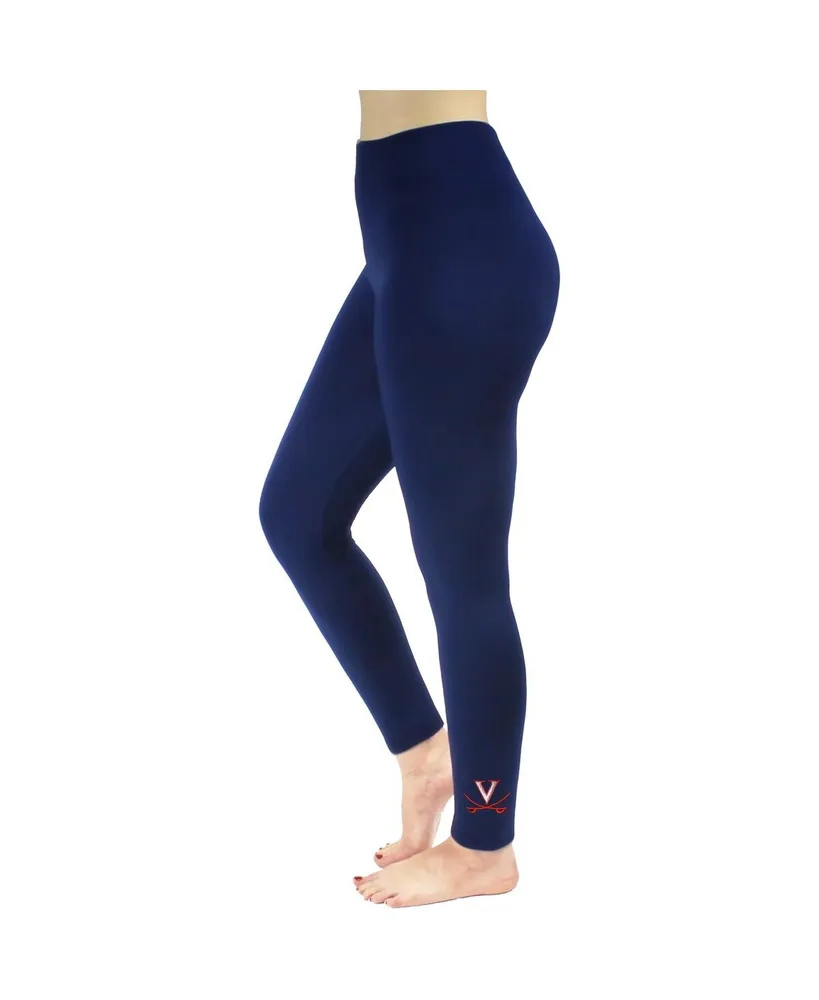 Women's Navy Virginia Cavaliers Fleece Leggings