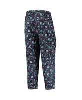 Men's Navy Cleveland Indians Cooperstown Collection Repeat Pajama Pants