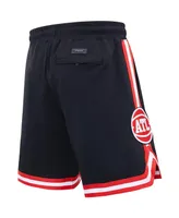 Men's Black Atlanta Hawks Chenille Shorts