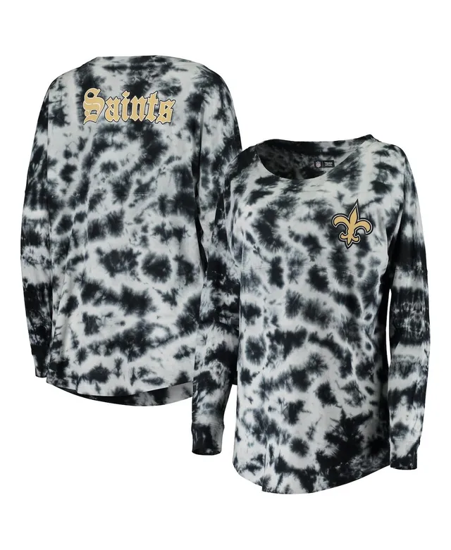 Women's New Era Black Las Vegas Raiders Tie-Dye Long Sleeve T-Shirt 