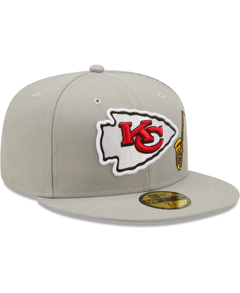 Men's Gray Kansas City Chiefs Describe 59FIFTY Fitted Hat