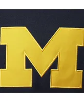 Women's Navy Michigan Wolverines Big Logo Pullover Sweatshirt