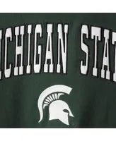 Big Boys Green Michigan State Spartans 2-Hit Team Pullover Hoodie