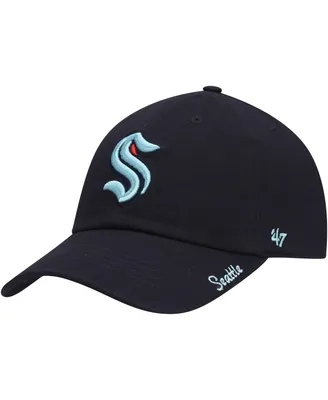 Women's Deep Sea Blue Seattle Kraken Miata Clean Up Adjustable Hat