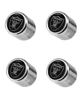 Las Vegas Raiders Valve Stem Covers - Silver