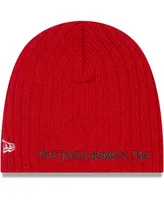 Infant Boys and Girls Red Tampa Bay Buccaneers Mini Fan Beanie