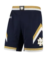 Men's Navy Notre Dame Fighting Irish Replica Basketball Shorts