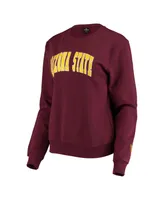 Women's Maroon Arizona State Sun Devils Campanile Pullover Sweatshirt