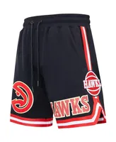 Men's Black Atlanta Hawks Chenille Shorts