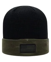 Men's Olive and Black Auburn Tigers Oht Military-Inspired Appreciation Skully Cuffed Knit Hat