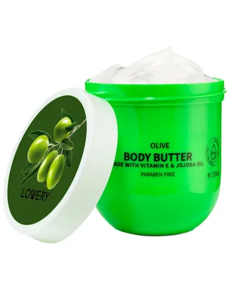 Olive Scented Whipped Body Butter, Bath and Body Care Cream, 170ml