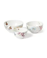 Butterfly Meadow 3-Piece Bowl Set