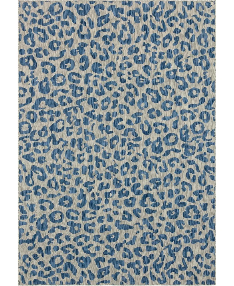 Bayshore Home Outdoor Pashio Safari Ii Leopard 8' x 11'4" Area Rug