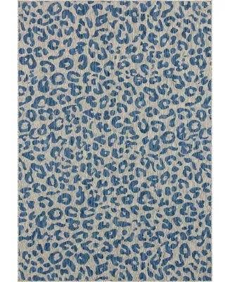 Bayshore Home Outdoor Pashio Safari Ii Leopard 8' x 11'4" Area Rug