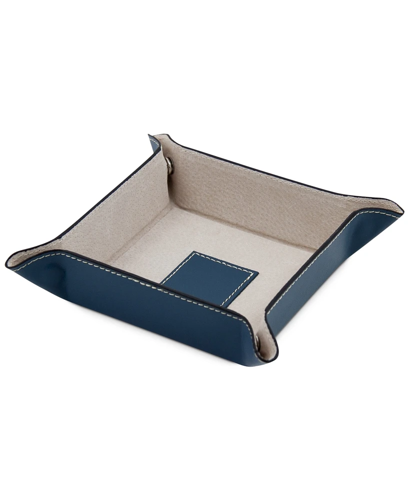 Bey-Berk Snap Leather Valet Tray