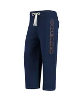 Women's Junk Food Navy Chicago Bears Cropped Pants