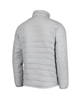 Men's Columbia Gray Texas Longhorns Powder Lite Omni-Heat Reflective Full-Zip Jacket