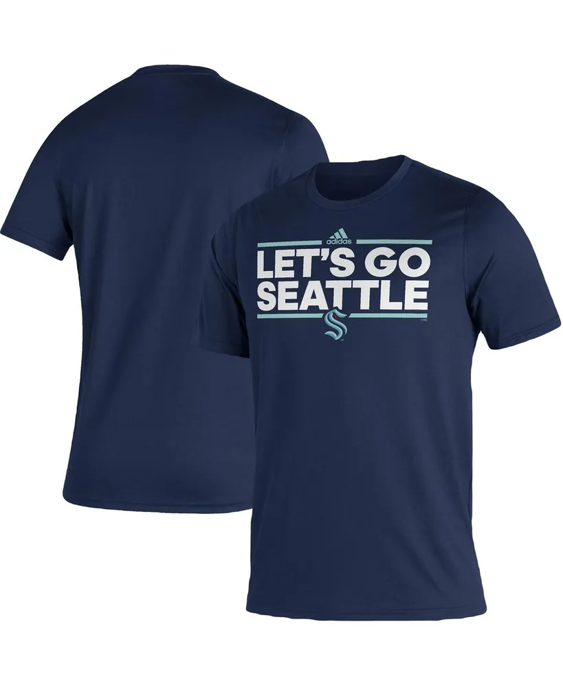 Men's adidas Navy Seattle Kraken Dassler Creator T-shirt