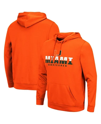 Colosseum Men's Miami Hurricanes Lantern Pullover Hoodie