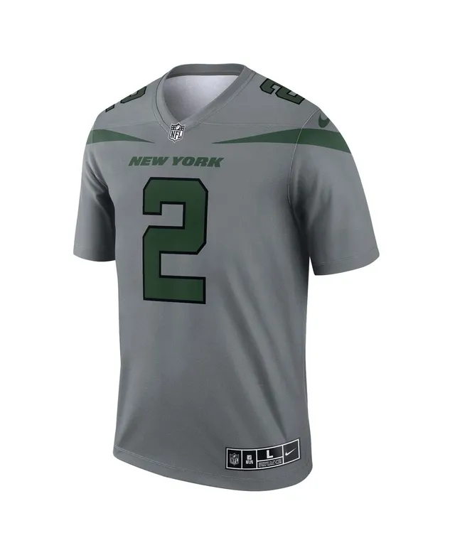 Men's Nike Zach Wilson Black New York Jets Rflctv Limited Jersey Size: Small