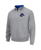 Men's Colosseum Boise State Broncos Tortugas Team Logo Quarter-Zip Jacket