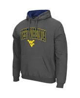 Men's Colosseum West Virginia Mountaineers Arch and Logo 3.0 Pullover Hoodie