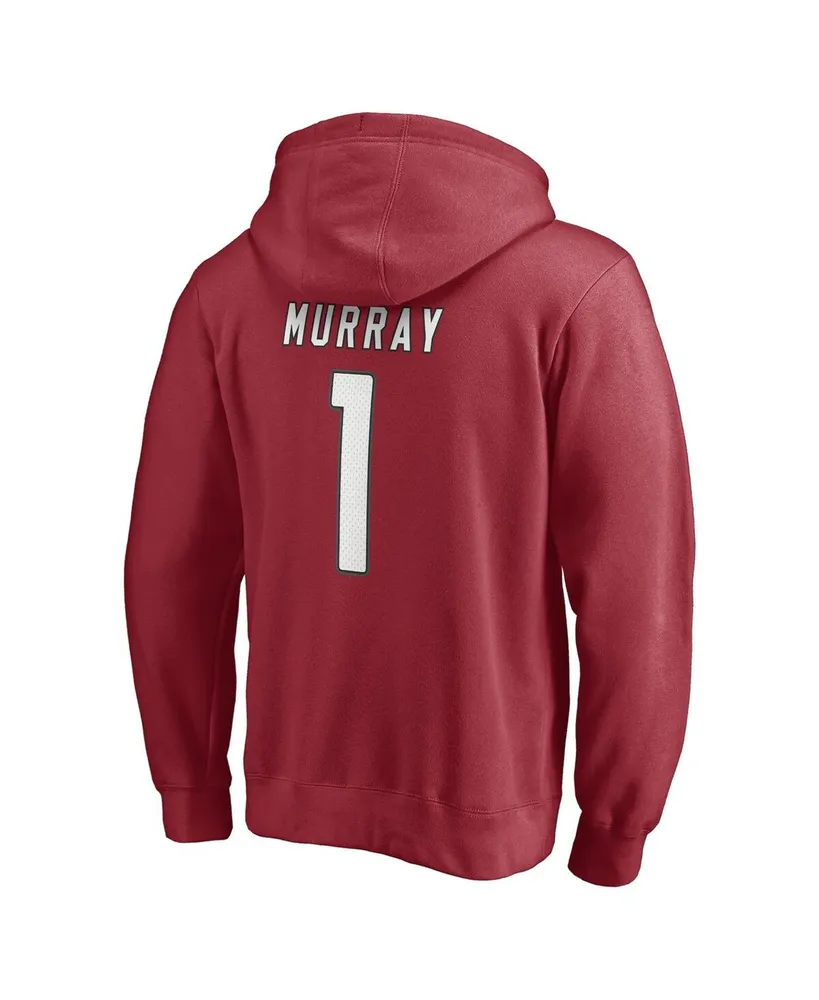 Men's Fanatics Kyler Murray Cardinal Arizona Cardinals Player Icon Name and Number Pullover Hoodie