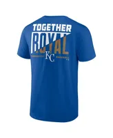 Men's Fanatics Royal Kansas City Royals Hometown Collection Together T-shirt