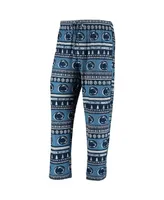 Men's Concepts Sport Navy Penn State Nittany Lions Ugly Sweater Knit Long Sleeve Top and Pant Set