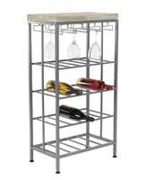 Contemporary Metal Wine Storage