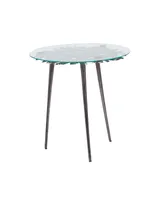 Aluminum Modern Accent Table