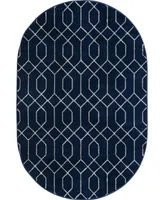 Marilyn Monroe Glam Trellis 5'3" x 8' Oval Area Rug