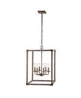 Jonathan Y Magnolia -Light Adjustable Rustic Farmhouse Led Pendant