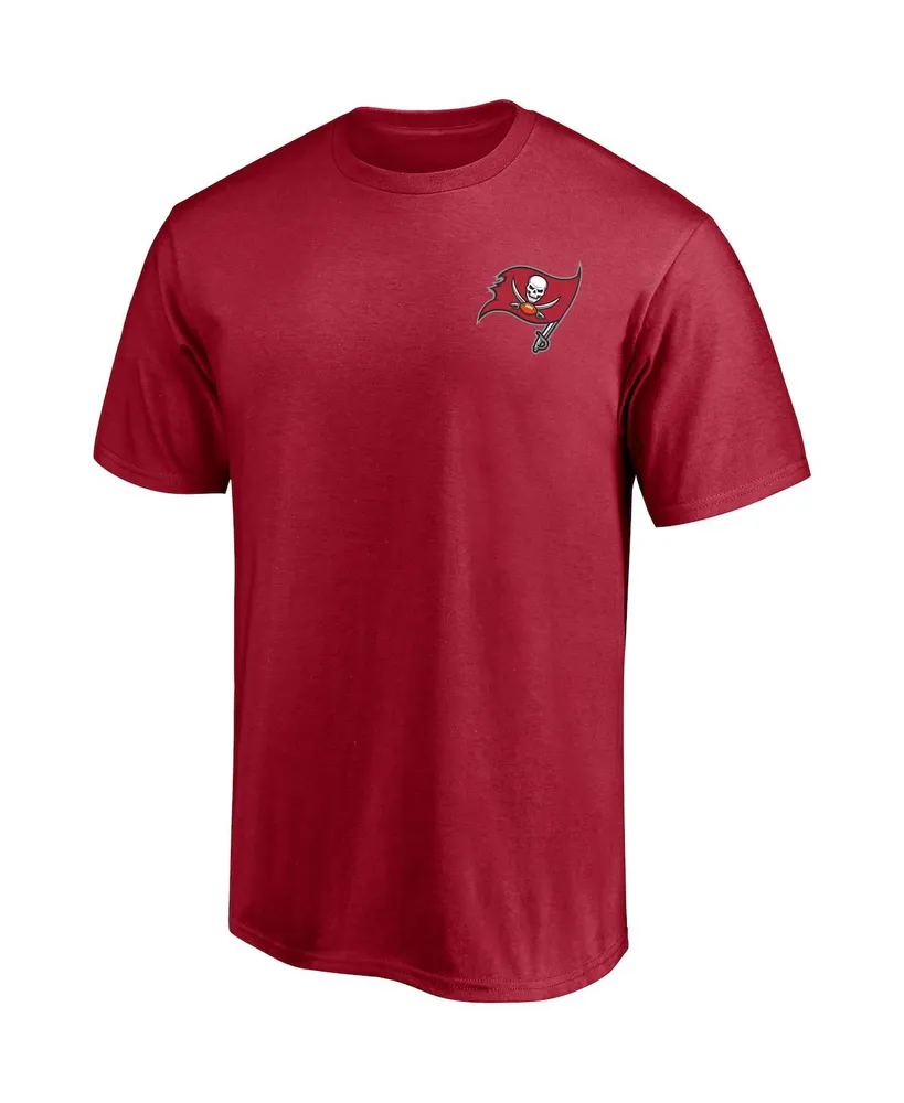 Men's Fanatics Red Tampa Bay Buccaneers #1 Dad T-shirt