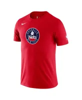 Men's Nike Red Brooklyn Nets 2021/22 City Edition Essential Logo T-shirt