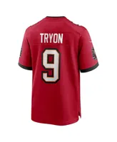 Men's Nike Joe Tryon Red Tampa Bay Buccaneers 2021 Nfl Draft First Round Pick No. 32 Game Jersey